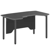 Стол компьютерный игровой SSTG 1385 Антрацит/Металлик 1360х850х747