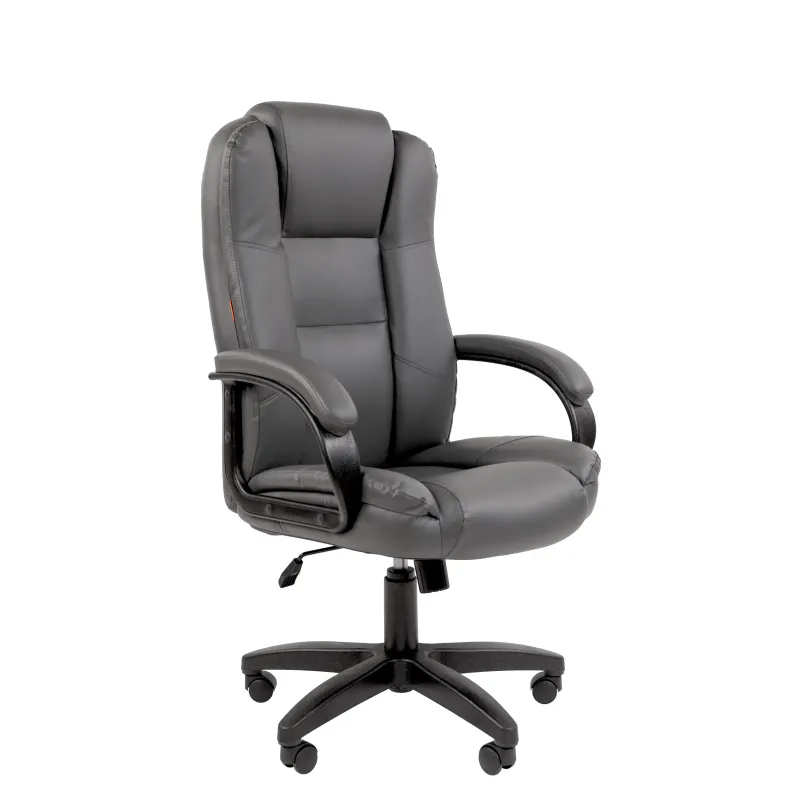 Кресло руководителя CHAIRMAN 600ЛТ Россия экокожа серый главное фото