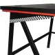 Стол на металлокаркасе BRABIX TECH GT-001 (ш1000*г600*в765мм), черный, 641857. Фото товара с разных ракурсов.